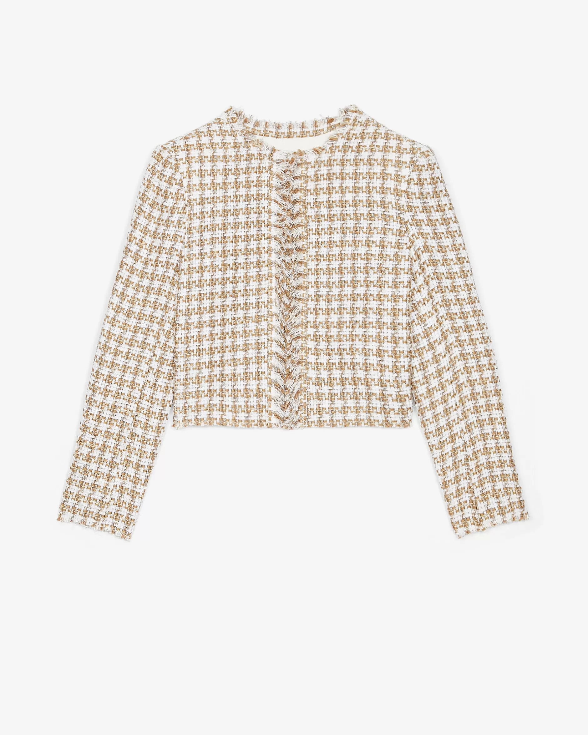 Sale Giacca Gcollo In Tweed Giovana Donna Cappotti & Giacche