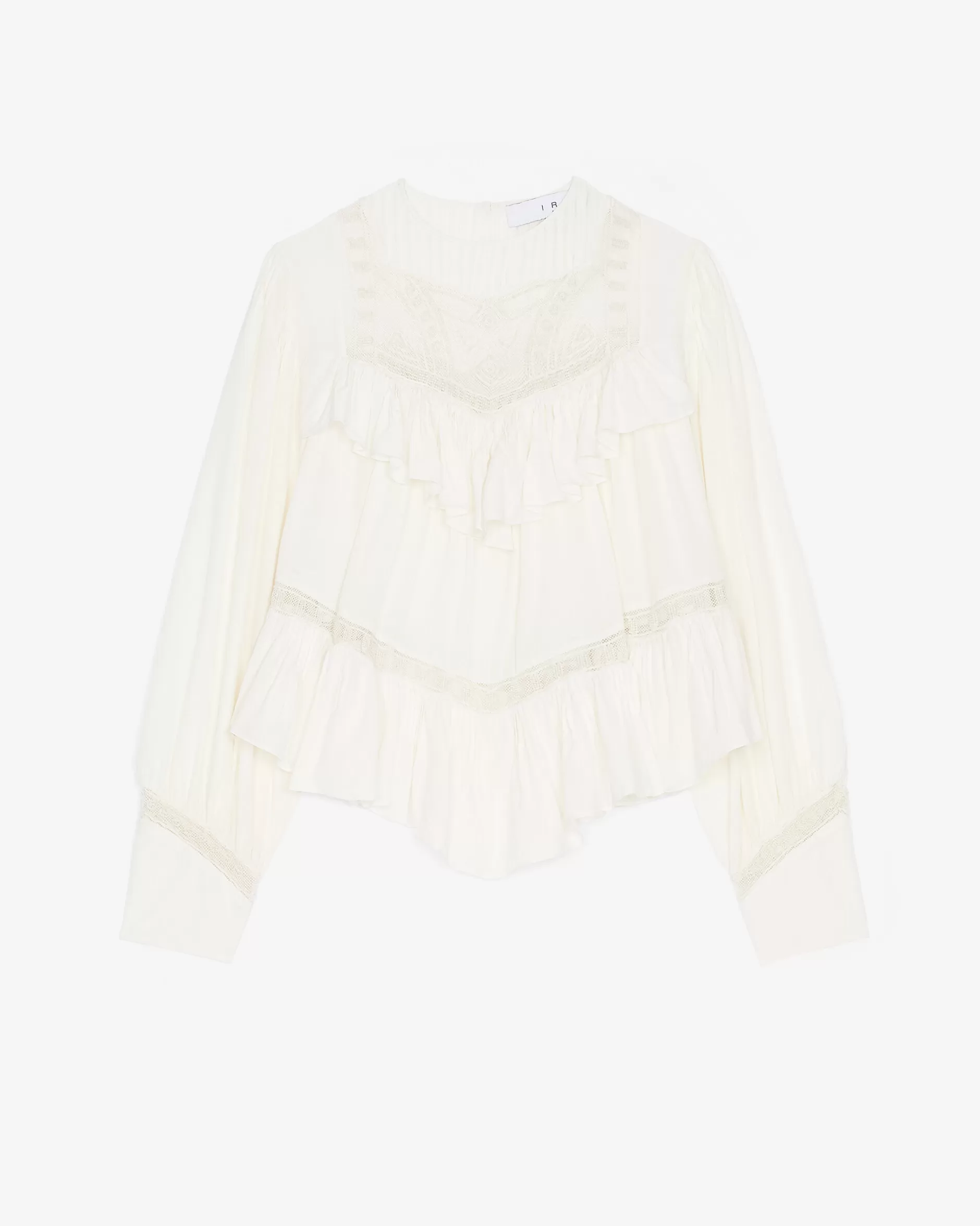Clearance Top Ricamato Con Ruches Celar Donna Camicie & Top